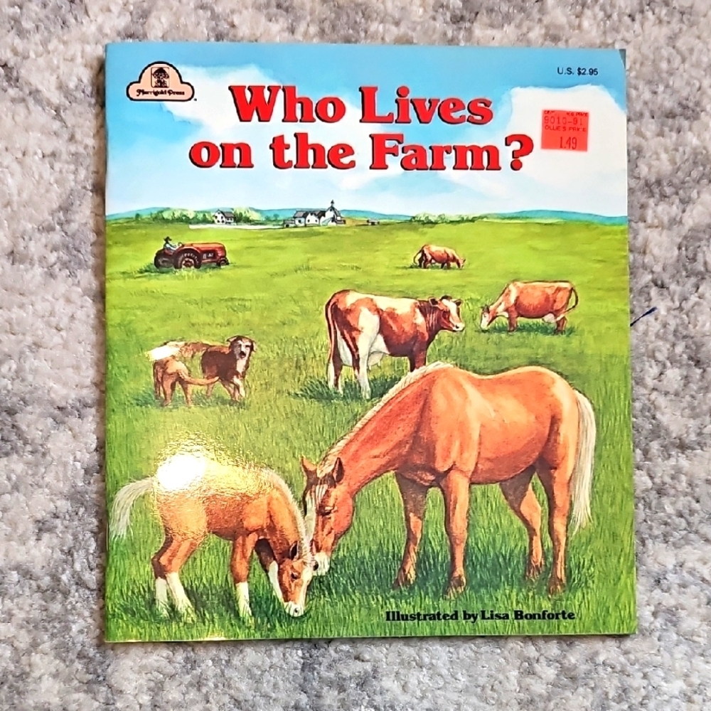 Who Lives on the Farm? Kids Book